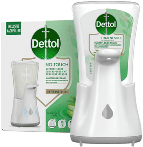 Dettol No-Touch Automatischer Seifenspender Starterset Aloe Vera Duft